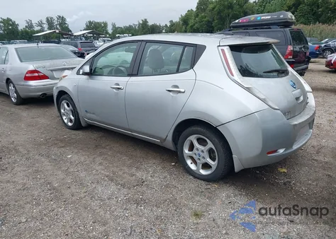 2012 Nissan Leaf Sv из США, поврежденный, VIN JN1AZ0CP0CT015655
